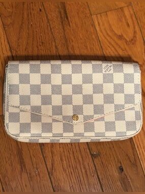 White Monogram Crossbody